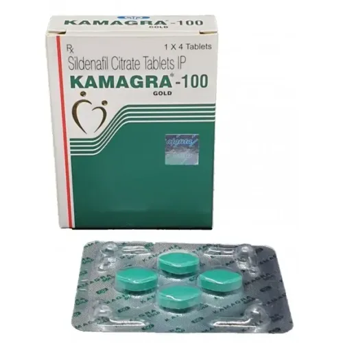 Камагра Голд (Kamagra Gold) Sildenafil 100mg - 4 таблетки (блистер)